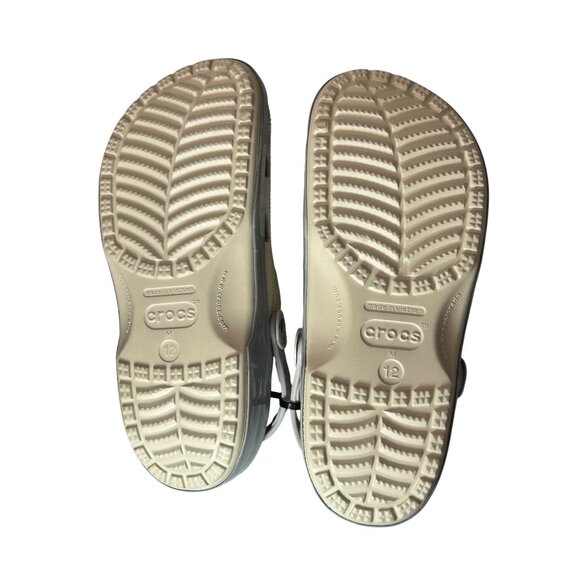 CROCS STAR WARS Classic Clogs Mens 12 Mandalorian Grogu Beige Tan Green Unisex - Picture 8 of 14